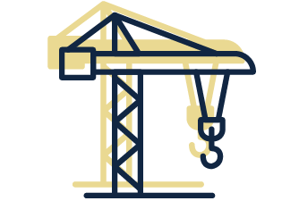 An illustration of a crane.