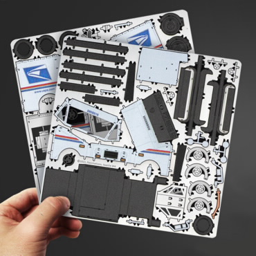 Metal Earth 3D USPS LLV Model Kit USPS