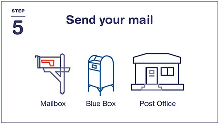 You wrote a postcard in another country (with a stamp) but you forgot to  mail it before your flight. Can you still mail it in your country with a  stamp from a