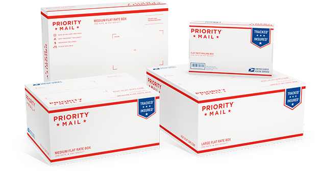 post office priority mail flat rate boxes