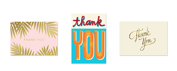 Thank You Cards available in The Postal Store.