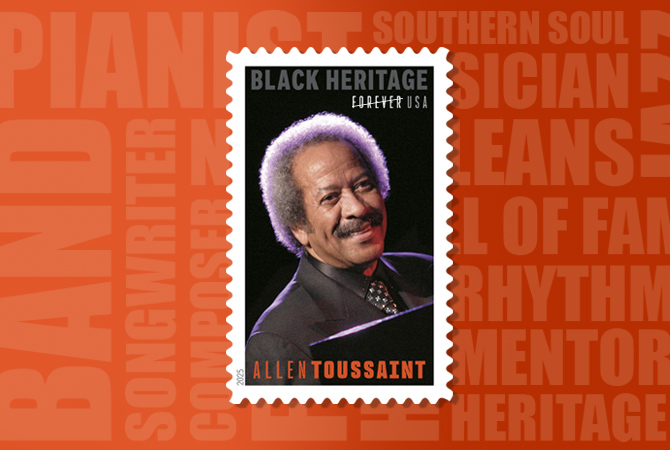 Allen Toussaint Commemorative Forever® Stamp