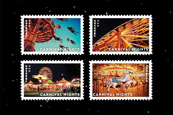 Carnival Nights Commemorative Forever® Stamps