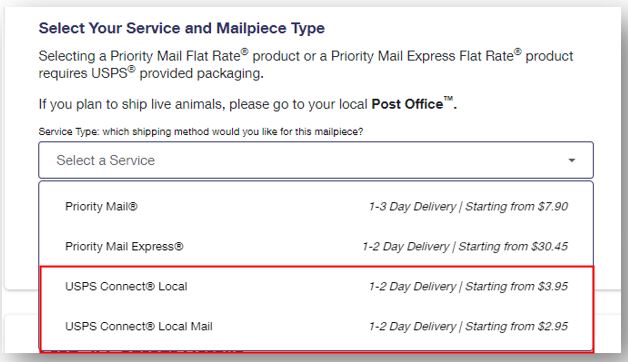 1: Various stages involved in Express Delivery Service