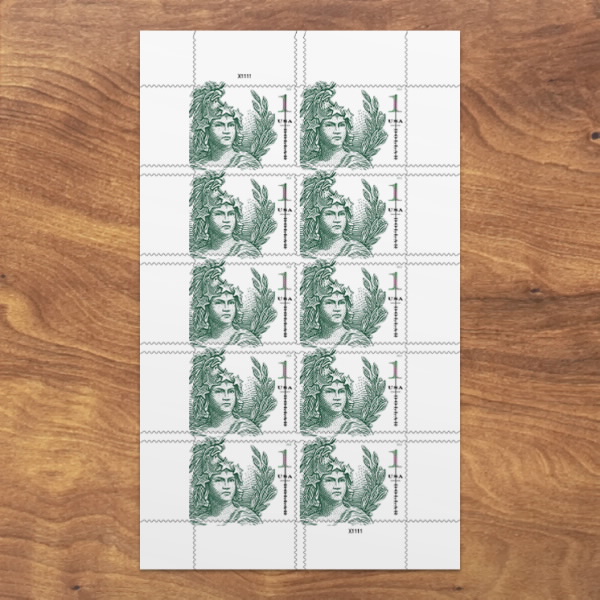 1 Statue of Freedom Stamps USPS