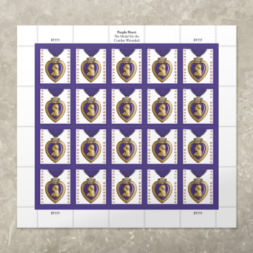 Purple Heart Medal 2019 Stamp