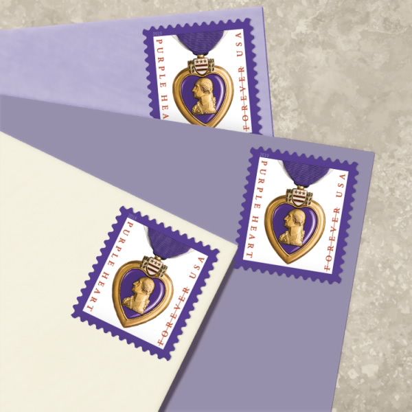 Purple Heart Medal 2019 Stamp USPS