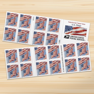 USPS Issues New Forever U.S. Flag Stamps