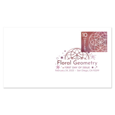 USPS Forever Stamps 2023 Floral Geometry - Postagestampsdeals