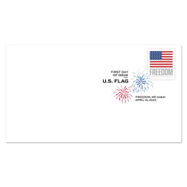 U.S. Flag 2023 Digital Color Postmark, Stamp from Sheet of 20