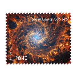 Spiral Galaxy Stamps