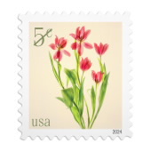 Red Tulips Stamps image