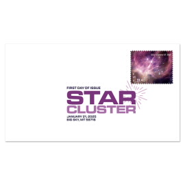 Star Cluster Digital Color Postmark