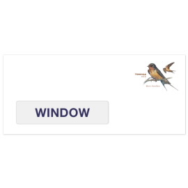Barn Swallow Forever #9 Window Stamped Envelopes (PSA)