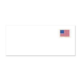 U.S. Flag  Forever #10 Stamped Security Envelopes (PSA)