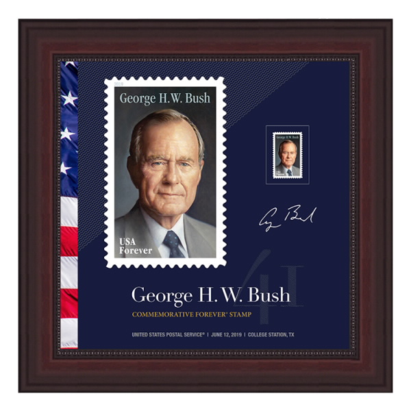 George H.W. Bush Framed Stamps | USPS.com