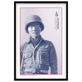 Go for Broke: Japanese American Soldiers of WWII Framed Stamp