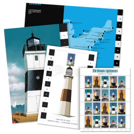 Mid-Atlantic Lighthouses Collector's Set