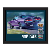Pony Cars Framed Stamps, Dodge Challenger image
