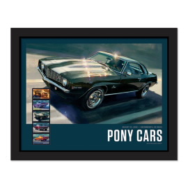 Pony Cars Framed Stamps, Chevrolet Camaro