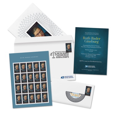 Ruth Bader Ginsburg Stamp Ceremony Memento USPS