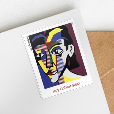 Roy Lichtenstein Stamps USPS Com   483504 L1 