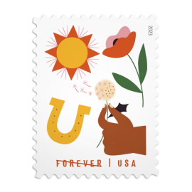USPS FOREVER® STAMPS, Booklet of 20 Postage Stamps, Stamp Design