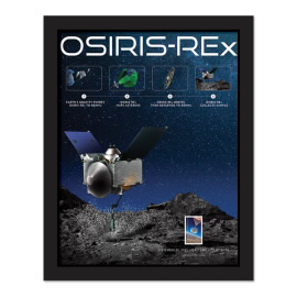 OSIRIS-Rex Framed Stamp