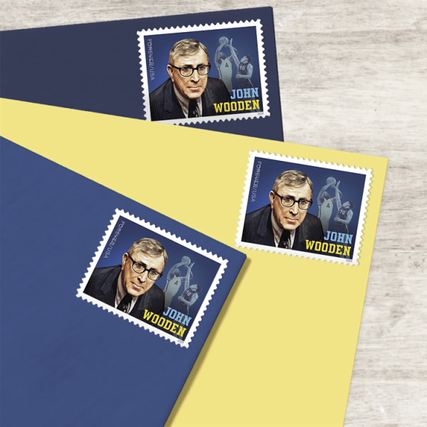 John Wooden Stamps USPS