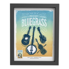 Bluegrass Framed Stamp