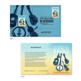 Bluegrass Stamp Pin with Cancellation Card