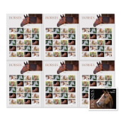Horses Press Sheet with Die-Cuts image