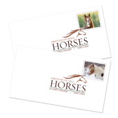 Horses Digital Color Postmark image