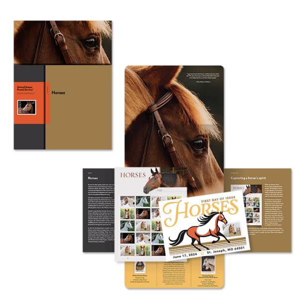 Horses Stamp Portfolio | USPS.com