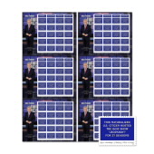 Alex Trebek Press Sheet with Die-Cuts image