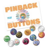 Pinback Buttons Stamp Pin with Cancellation Card image