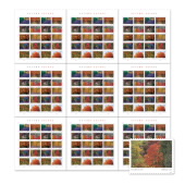 Autumn Colors Press Sheet with Die-Cuts image