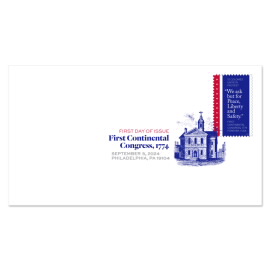 First Continental Congress, 1774 Digital Color Postmark