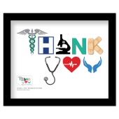 Thank You, Healthcare Community Framed Stamp image