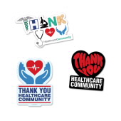 Thank You, Healthcare Community Stickers image