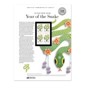 Lunar New Year: Year of the Snake American Commemorative Panel® image