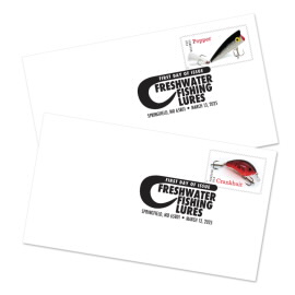 Freshwater Fishing Lures First Day Cover