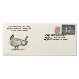 Tundra Swans 2023-2024 Cachet, Greater Prairie-Chicken