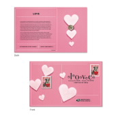 United States- Forever Love Stamps-Lovely Design- MNH Imprint