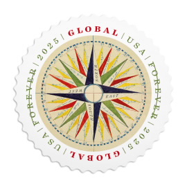 Global: 1794 Compass Rose Stamps