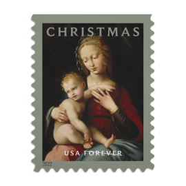 5644 - 2021 First-Class Forever Stamps - Christmas: Santa Claus on Roof -  Mystic Stamp Company
