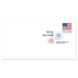 U.S. Flag 2023 Digital Color Postmark, Stamp from Book of 20