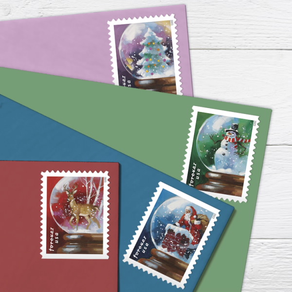 Snow Globes Stamps