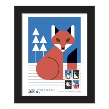 Forever Postage Stamps - Winter Woodland Animals