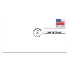 U.S. Flag 2023 First Day Cover, Stamp from Coil of 3,000